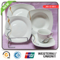 Forma quadrada Cerâmica Dinnerset em 30PCS